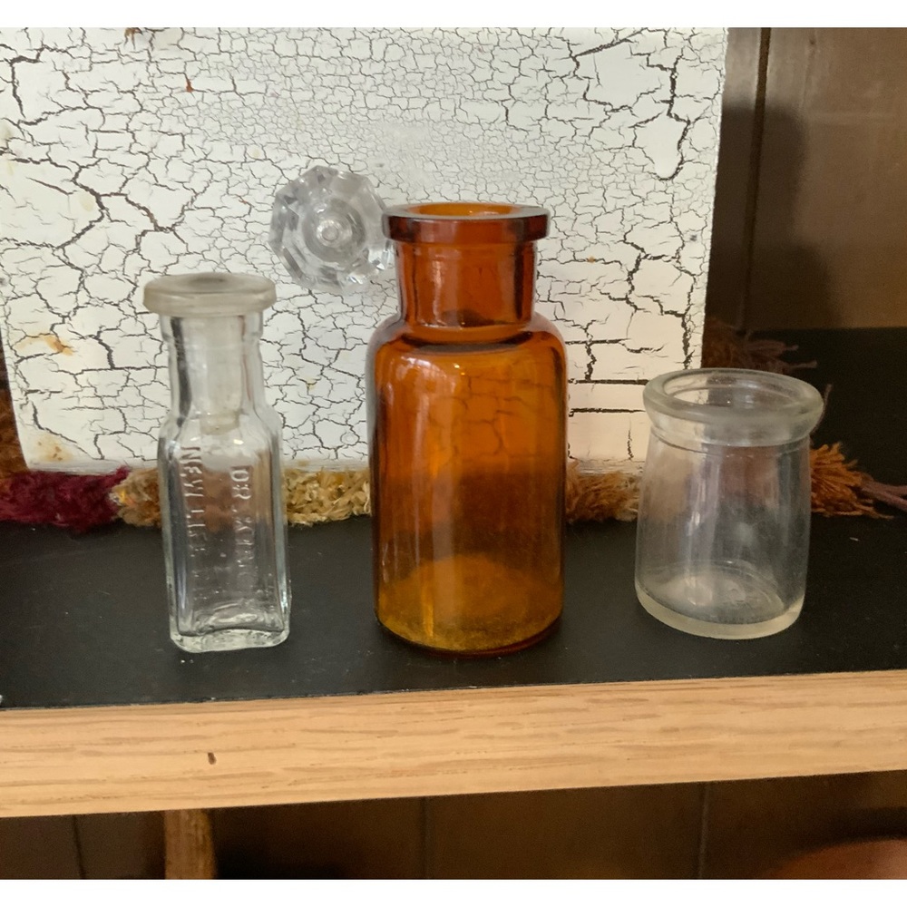 Vintage Medicine Bottle (set of 3)